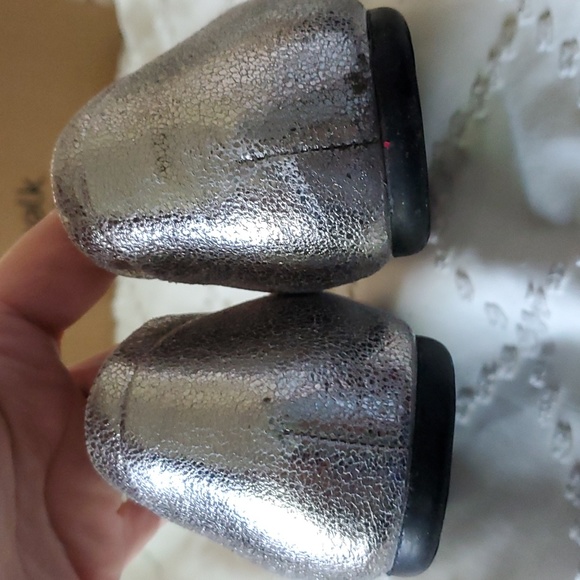 Software silver leather ballet flats size 10.5 - Picture 5 of 7